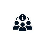 Grupo de personas informando